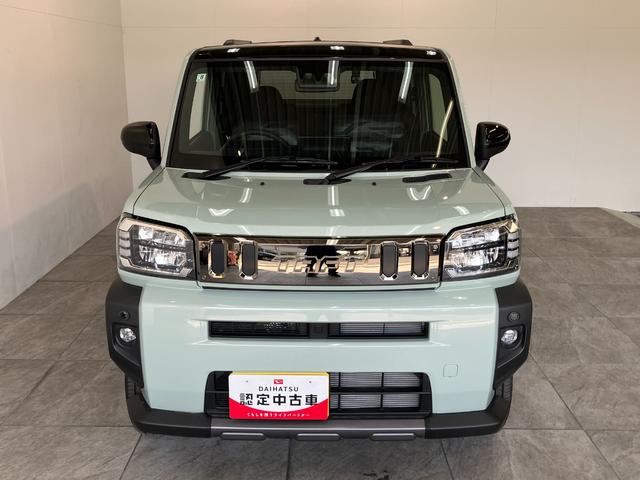 タフトＧダーククロムベンチャー　１０型フルセグナビ　届出済未使用車衝突被害軽減ブレーキ　コーナーセンサー　１０型フルセグナビ　ＤＶＤ　Ｂｌｕｅｔｏｏｔｈ　ＵＳＢ　バックカメラ　前後ドラレコ　前席シートヒーター　ＬＥＤ　オートライト　レーダークルコン　オートエアコン（滋賀県）の中古車