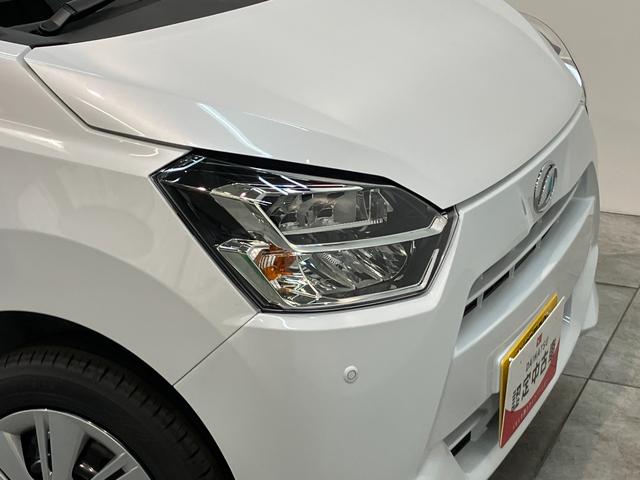 ミライースＸ　ＳＡ３　キーレス　ＬＥＤ　電格ミラー　届出済未使用車衝突被害軽減ブレーキ　スマアシ３　コーナーセンサー　バックカメラ（ナビ装着時用）　ＬＥＤヘッドライト　電動格納式ミラー　マニュアルレベリング　キーレスエントリー　オートライト　エコアイドル（滋賀県）の中古車