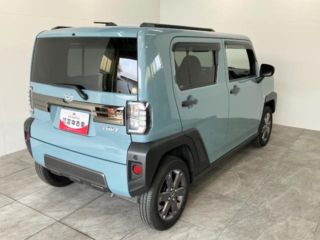 タフトＧダーククロムベンチャー　９型ディスプレイオーディオ衝突被害軽減ブレーキ　コーナーセンサー　９型ディスプレイオーディオ　フルセグ　バックカメラ　Ｂｌｕｅｔｏｏｔｈ　ＵＳＢ　前席シートヒーター　電動パーキングブレーキ　ＬＥＤ　オートライト（滋賀県）の中古車