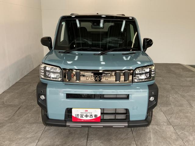 タフトＧダーククロムベンチャー　９型ディスプレイオーディオ衝突被害軽減ブレーキ　コーナーセンサー　９型ディスプレイオーディオ　フルセグ　バックカメラ　Ｂｌｕｅｔｏｏｔｈ　ＵＳＢ　前席シートヒーター　電動パーキングブレーキ　ＬＥＤ　オートライト（滋賀県）の中古車