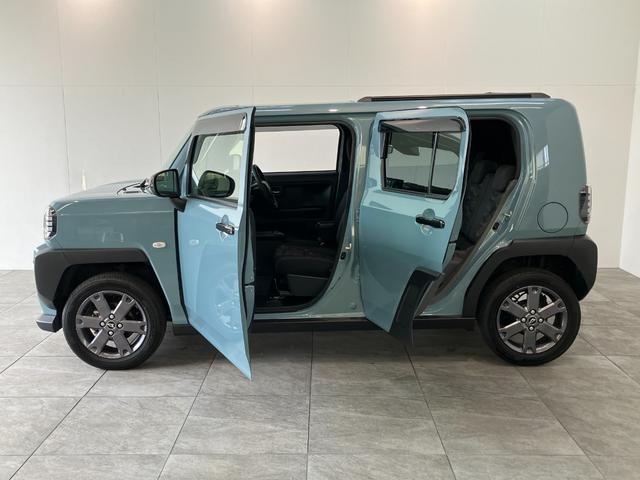 タフトＧダーククロムベンチャー　９型ディスプレイオーディオ衝突被害軽減ブレーキ　コーナーセンサー　９型ディスプレイオーディオ　フルセグ　バックカメラ　Ｂｌｕｅｔｏｏｔｈ　ＵＳＢ　前席シートヒーター　電動パーキングブレーキ　ＬＥＤ　オートライト（滋賀県）の中古車