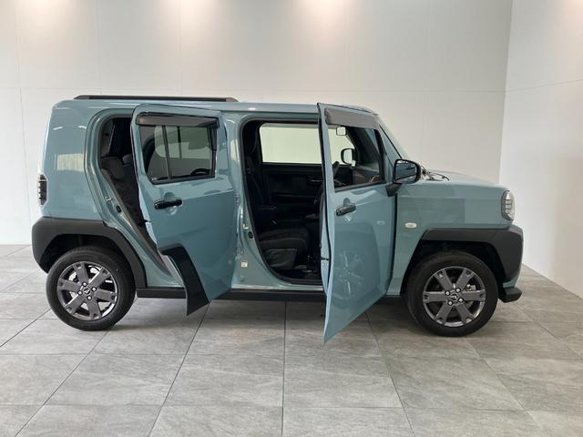 タフトＧダーククロムベンチャー　９型ディスプレイオーディオ衝突被害軽減ブレーキ　コーナーセンサー　９型ディスプレイオーディオ　フルセグ　バックカメラ　Ｂｌｕｅｔｏｏｔｈ　ＵＳＢ　前席シートヒーター　電動パーキングブレーキ　ＬＥＤ　オートライト（滋賀県）の中古車