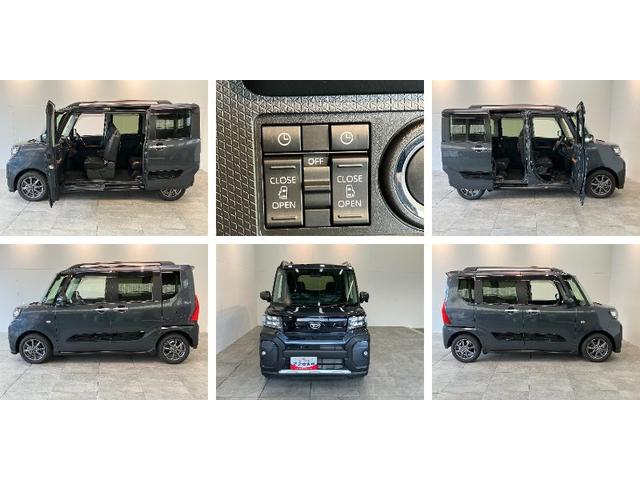 タントファンクロス 9型ディスプレイオーディオ 駐車支援システム衝突被害軽減ブレーキ コーナーセンサー 9型ディスプレイオーディオ フルセグ Bluetooth USB パノラマカメラ 駐車支援システム 両側電動スライドドア 前席シートヒーター LED 電格ミラー(滋賀県)の中古車