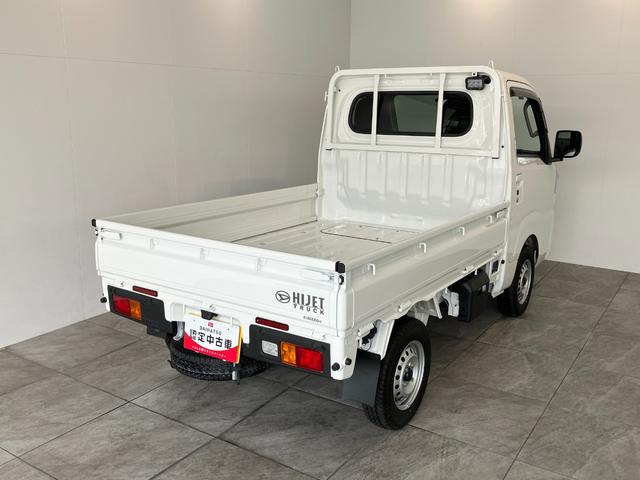 ハイゼットトラックＥＸＴ　４ＷＤ　デフロック　コーナーセンサー　ドラレコ衝突被害軽減ブレーキ　コーナーセンサー　パートタイム４ＷＤ　デフロック　ドラレコ　スマートキー　パワーウインドウ　オートライト　荷台作業灯　４枚リーフスプリング　電動格納式ミラー　マニュアルレベリング（滋賀県）の中古車