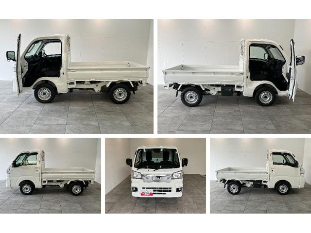 ハイゼットトラックＥＸＴ　４ＷＤ　デフロック　コーナーセンサー　ドラレコ衝突被害軽減ブレーキ　コーナーセンサー　パートタイム４ＷＤ　デフロック　ドラレコ　スマートキー　パワーウインドウ　オートライト　荷台作業灯　４枚リーフスプリング　電動格納式ミラー　マニュアルレベリング（滋賀県）の中古車