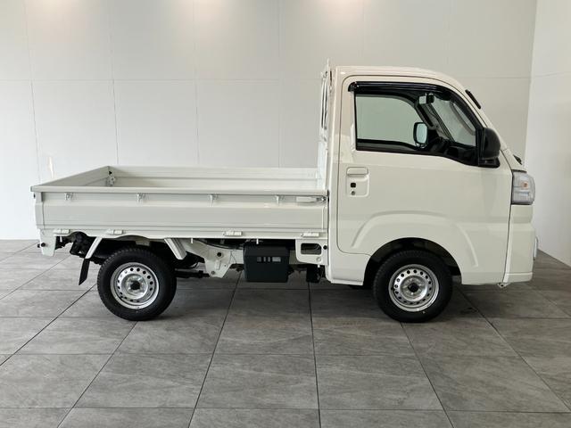 ハイゼットトラックＥＸＴ　４ＷＤ　デフロック　コーナーセンサー　ドラレコ衝突被害軽減ブレーキ　コーナーセンサー　パートタイム４ＷＤ　デフロック　ドラレコ　スマートキー　パワーウインドウ　オートライト　荷台作業灯　４枚リーフスプリング　電動格納式ミラー　マニュアルレベリング（滋賀県）の中古車