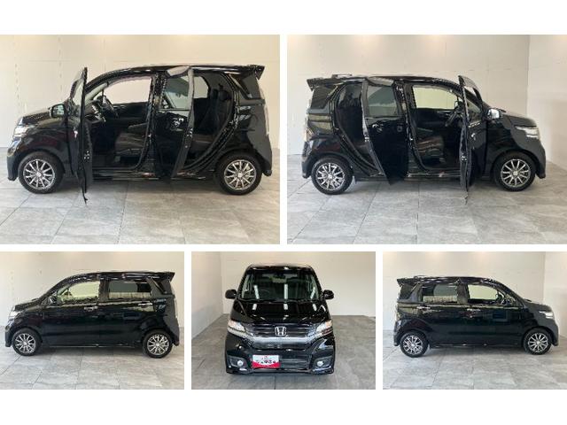 Ｎ−ＷＧＮカスタムＧ・Ａパッケージ　ワンセグナビ　バックカメラ　車検整備付衝突被害軽減ブレーキ　ワンセグナビ　バックカメラ　ＵＳＢ　ＨＩＤヘッドライト　オートライト　オートエアコン　クルーズコントロール　電動格納式ミラー　スマートキー　エコアイドル（滋賀県）の中古車