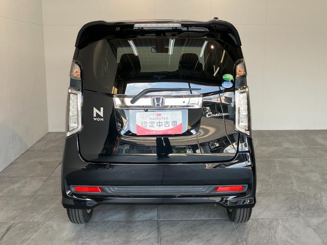 Ｎ−ＷＧＮカスタムＧ・Ａパッケージ　ワンセグナビ　バックカメラ　車検整備付衝突被害軽減ブレーキ　ワンセグナビ　バックカメラ　ＵＳＢ　ＨＩＤヘッドライト　オートライト　オートエアコン　クルーズコントロール　電動格納式ミラー　スマートキー　エコアイドル（滋賀県）の中古車