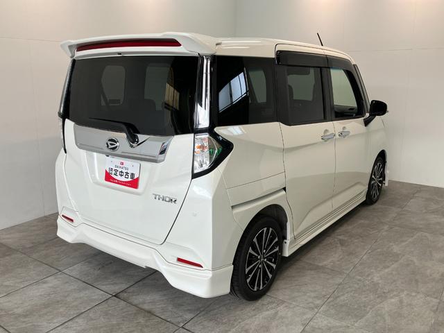 トールカスタムＧターボ　９型ディスプレイオーディオ　パノラマカメラ衝突被害軽減ブレーキ　コーナーセンサー　９型ディスプレイオーディオ　フルセグ　Ｂｌｕｅｔｏｏｔｈ　ＵＳＢ　パノラマカメラ　ＥＴＣ　両側電動スライドドア　ＬＥＤ　クルーズコントロール　モデリスタエアロ（滋賀県）の中古車