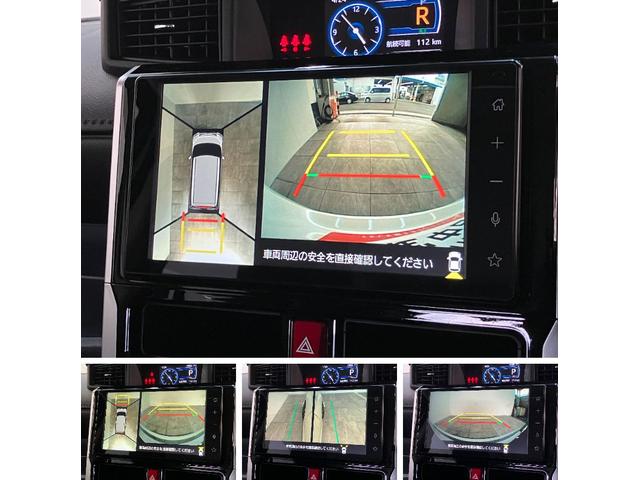 トールカスタムＧターボ　９型ディスプレイオーディオ　パノラマカメラ衝突被害軽減ブレーキ　コーナーセンサー　９型ディスプレイオーディオ　フルセグ　Ｂｌｕｅｔｏｏｔｈ　ＵＳＢ　パノラマカメラ　ＥＴＣ　両側電動スライドドア　ＬＥＤ　クルーズコントロール　モデリスタエアロ（滋賀県）の中古車