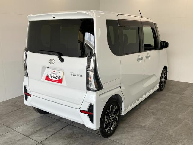 タントカスタムＸ　コーナーセンサー　ＣＤステレオ　シートヒーター衝突被害軽減ブレーキ　コーナーセンサー　バックカメラ（ナビ装着時用）　ＣＤステレオ　ＥＴＣ　両側電動スライドドア　前席シートヒーター　ＬＥＤ　オートライト　オートエアコン　スマートキー　エコアイドル（滋賀県）の中古車