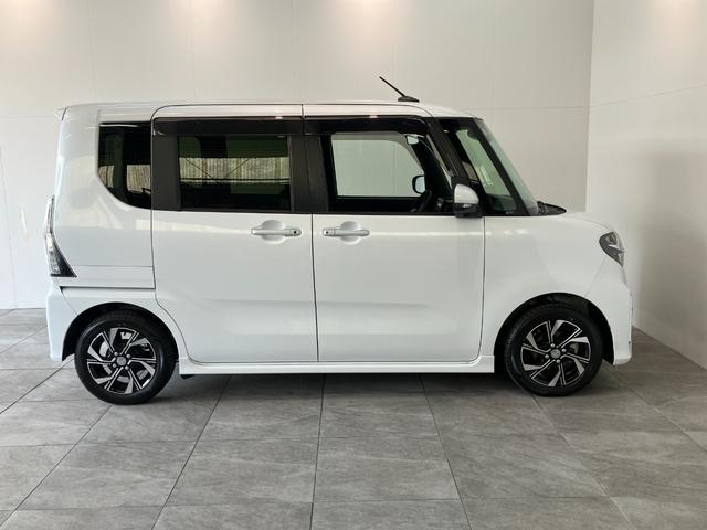 タントカスタムＸ　コーナーセンサー　ＣＤステレオ　シートヒーター衝突被害軽減ブレーキ　コーナーセンサー　バックカメラ（ナビ装着時用）　ＣＤステレオ　ＥＴＣ　両側電動スライドドア　前席シートヒーター　ＬＥＤ　オートライト　オートエアコン　スマートキー　エコアイドル（滋賀県）の中古車