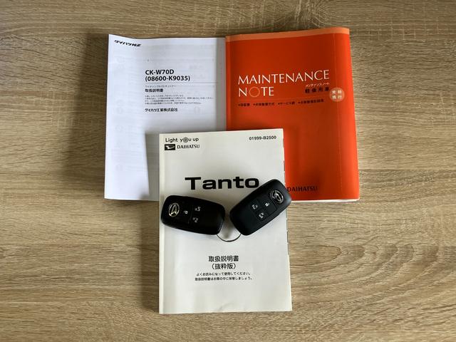 タントカスタムＸ　コーナーセンサー　ＣＤステレオ　シートヒーター衝突被害軽減ブレーキ　コーナーセンサー　バックカメラ（ナビ装着時用）　ＣＤステレオ　ＥＴＣ　両側電動スライドドア　前席シートヒーター　ＬＥＤ　オートライト　オートエアコン　スマートキー　エコアイドル（滋賀県）の中古車