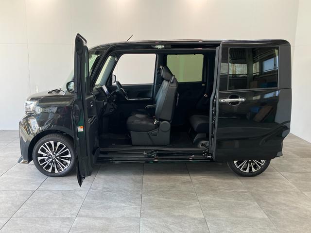 タントカスタムＲＳリミテッド　ターボ　１０型ナビ　前後ドラレコ衝突被害軽減ブレーキ　コーナーセンサー　１０型フルセグナビ　Ｂｌｕｅｔｏｏｔｈ　ＤＶＤ　ＵＳＢ　バックカメラ　前後ドラレコ　両側電動スライド　前席シートヒーター　ＬＥＤ　レーダークルーズコントロール（滋賀県）の中古車