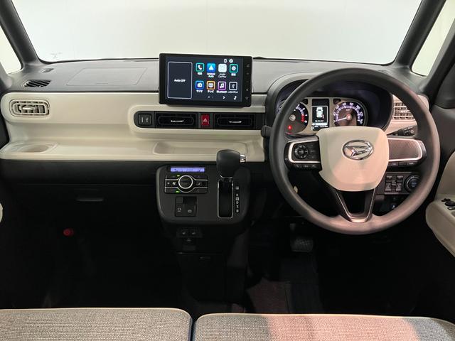 ムーヴキャンバスストライプスG IDLEレス 9型D.A 駐車支援システム衝突被害軽減ブレーキ コーナーセンサー ディスプレイオーディオ フルセグ Bluetooth USB パノラマカメラ 駐車支援システム 両側電動スライドドア シートヒーター LED ワイヤレス充電器(滋賀県)の中古車