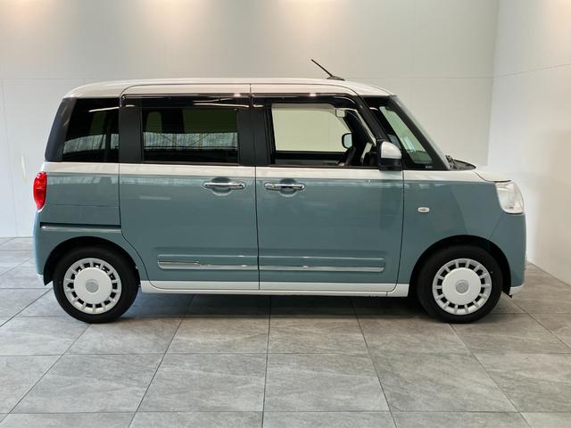 ムーヴキャンバスストライプスG IDLEレス 9型D.A 駐車支援システム衝突被害軽減ブレーキ コーナーセンサー ディスプレイオーディオ フルセグ Bluetooth USB パノラマカメラ 駐車支援システム 両側電動スライドドア シートヒーター LED ワイヤレス充電器(滋賀県)の中古車