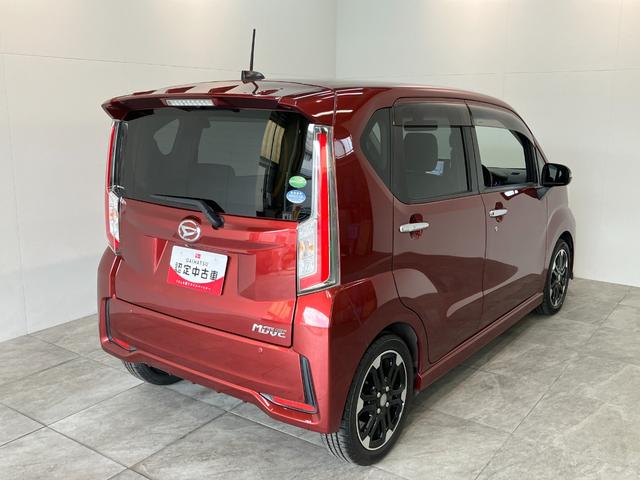 ムーヴカスタムＲＳハイパーＳＡ　ターボ　８型ナビ　前後ドラレコ衝突被害軽減ブレーキ　８型フルセグナビ　ＤＶＤ　Ｂｌｕｅｔｏｏｔｈ　ＵＳＢ　バックカメラ　前後ドラレコ　ＬＥＤ　オートライト　オートエアコン　スマートキー　エコアイドル　ターボ　タイヤ４本新品交換済（滋賀県）の中古車