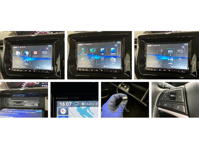 ソリオバンディットハイブリッドＭＶ　４ＷＤ　８型フルセグナビ　バックカメラ衝突被害軽減ブレーキ　リアコーナーセンサー　フルセグナビ　Ｂｌｕｅｔｏｏｔｈ　ＤＶＤ　ＵＳＢ　バックカメラ　両側電動スライドドア　シートヒーター　ＬＥＤ　オートライト　レーダークルコン　４ＷＤ（滋賀県）の中古車