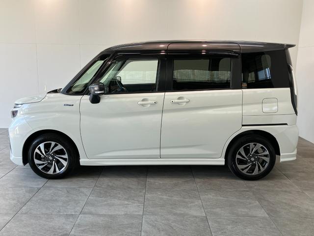 ソリオバンディットハイブリッドＭＶ　４ＷＤ　８型フルセグナビ　バックカメラ衝突被害軽減ブレーキ　リアコーナーセンサー　フルセグナビ　Ｂｌｕｅｔｏｏｔｈ　ＤＶＤ　ＵＳＢ　バックカメラ　両側電動スライドドア　シートヒーター　ＬＥＤ　オートライト　レーダークルコン　４ＷＤ（滋賀県）の中古車