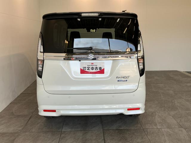 ソリオバンディットハイブリッドＭＶ　４ＷＤ　８型フルセグナビ　バックカメラ衝突被害軽減ブレーキ　リアコーナーセンサー　フルセグナビ　Ｂｌｕｅｔｏｏｔｈ　ＤＶＤ　ＵＳＢ　バックカメラ　両側電動スライドドア　シートヒーター　ＬＥＤ　オートライト　レーダークルコン　４ＷＤ（滋賀県）の中古車