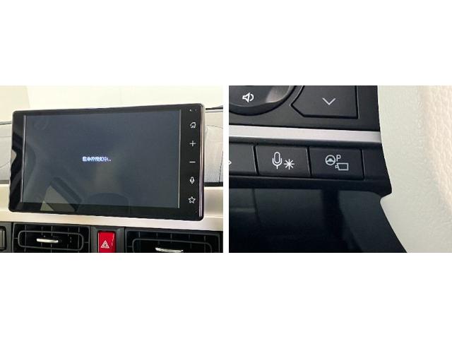 ムーヴキャンバスストライプスＧ　９型Ｄ．Ａ　パノラマカメラ　駐車支援システム衝突被害軽減ブレーキ　コーナーセンサー　９型ディスプレイオーディオ　フルセグ　Ｂｌｕｅｔｏｏｔｈ　ＵＳＢ　パノラマカメラ　両側電動スライドドア　前席シートヒーター　ワイヤレス充電器　駐車支援システム（滋賀県）の中古車