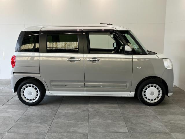 ムーヴキャンバスストライプスＧ　９型Ｄ．Ａ　パノラマカメラ　駐車支援システム衝突被害軽減ブレーキ　コーナーセンサー　９型ディスプレイオーディオ　フルセグ　Ｂｌｕｅｔｏｏｔｈ　ＵＳＢ　パノラマカメラ　両側電動スライドドア　前席シートヒーター　ワイヤレス充電器　駐車支援システム（滋賀県）の中古車