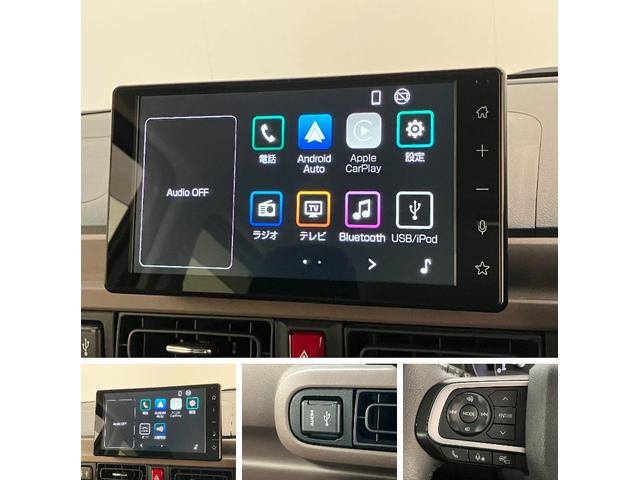 ムーヴキャンバスセオリーＧ　９型ディスプレイオーディオ　駐車支援システム衝突被害軽減ブレーキ　コーナーセンサー　ディスプレイオーディオ　フルセグ　Ｂｌｕｅｔｏｏｔｈ　ＵＳＢ　パノラマカメラ　両側電動スライドドア　シートヒーター　ＬＥＤ　ワイヤレス充電器　駐車支援システム（滋賀県）の中古車