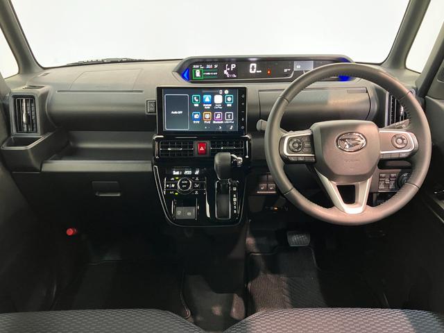 タントカスタムＲＳ　ターボ　９型ディスプレイオーディオ　クルコン衝突被害軽減ブレーキ　コーナーセンサー　９型ディスプレイオーディオ　フルセグ　Ｂｌｕｅｔｏｏｔｈ　ＵＳＢ　バックカメラ　両側電動スライドドア　前席シートヒーター　レーダークルコン　ＬＥＤ　スマートキー（滋賀県）の中古車