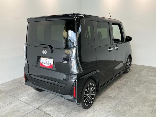 タントカスタムＲＳ　ターボ　９型ディスプレイオーディオ　クルコン衝突被害軽減ブレーキ　コーナーセンサー　９型ディスプレイオーディオ　フルセグ　Ｂｌｕｅｔｏｏｔｈ　ＵＳＢ　バックカメラ　両側電動スライドドア　前席シートヒーター　レーダークルコン　ＬＥＤ　スマートキー（滋賀県）の中古車