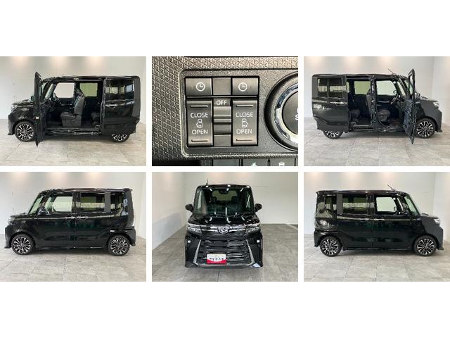 タントカスタムＲＳ　ターボ　９型ディスプレイオーディオ　クルコン衝突被害軽減ブレーキ　コーナーセンサー　９型ディスプレイオーディオ　フルセグ　Ｂｌｕｅｔｏｏｔｈ　ＵＳＢ　バックカメラ　両側電動スライドドア　前席シートヒーター　レーダークルコン　ＬＥＤ　スマートキー（滋賀県）の中古車