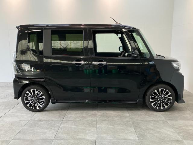 タントカスタムＲＳ　ターボ　９型ディスプレイオーディオ　クルコン衝突被害軽減ブレーキ　コーナーセンサー　９型ディスプレイオーディオ　フルセグ　Ｂｌｕｅｔｏｏｔｈ　ＵＳＢ　バックカメラ　両側電動スライドドア　前席シートヒーター　レーダークルコン　ＬＥＤ　スマートキー（滋賀県）の中古車