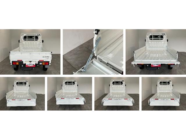 ハイゼットトラックＥＸＴ　４ＷＤ　ＣＶＴ　デフロック　荷台作業灯　スマートキー衝突被害軽減ブレーキ　コーナーセンサー　パートタイム４ＷＤ　デフロック　スマートキー　パワーウインドウ　オートライト　マニュアルレベリング　荷台作業灯　電動格納式ミラー　４枚リーフスプリング（滋賀県）の中古車