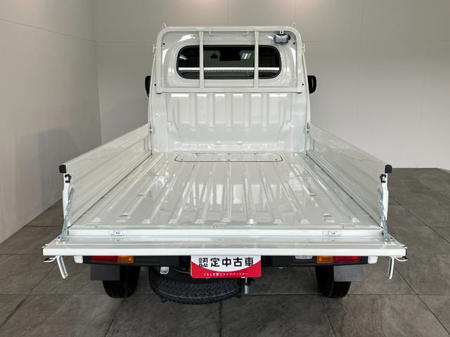 ハイゼットトラックＥＸＴ　４ＷＤ　ＣＶＴ　デフロック　荷台作業灯　スマートキー衝突被害軽減ブレーキ　コーナーセンサー　パートタイム４ＷＤ　デフロック　スマートキー　パワーウインドウ　オートライト　マニュアルレベリング　荷台作業灯　電動格納式ミラー　４枚リーフスプリング（滋賀県）の中古車