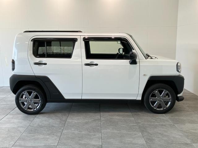 タフトＧターボ　ダーククロムベンチャー　４ＷＤ　９型Ｄ・Ａ　ＬＥＤ衝突被害軽減ブレーキ　コーナーセンサー　９型ディスプレイオーディオ　フルセグ　Ｂｌｕｅｔｏｏｔｈ　ＵＳＢ　パノラマカメラ　駐車支援システム　前席シートヒーター　ＬＥＤ　レーダークルコン　ターボ　４ＷＤ（滋賀県）の中古車