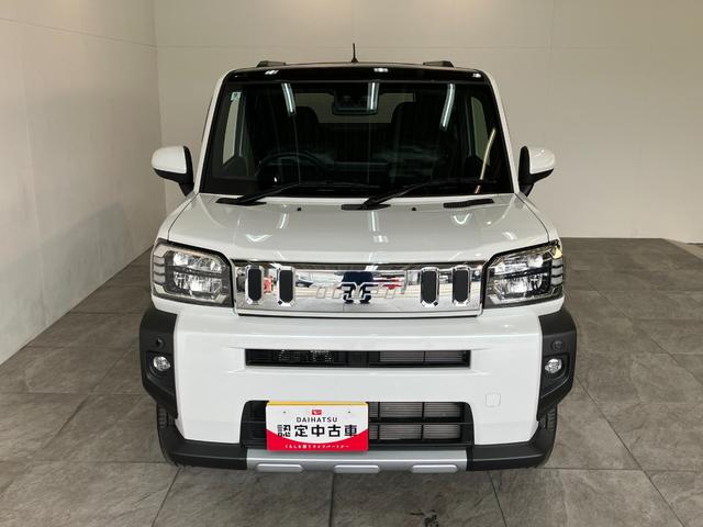 タフトＧターボ　ダーククロムベンチャー　９型ディスプレイオーディオ衝突被害軽減ブレーキ　コーナーセンサー　ディスプレイオーディオ　フルセグ　Ｂｌｕｅｔｏｏｔｈ　ＵＳＢ　バックカメラ　前席シートヒーター　電動パーキング　ＬＥＤ　オートライト　クルコン　オートエアコン（滋賀県）の中古車