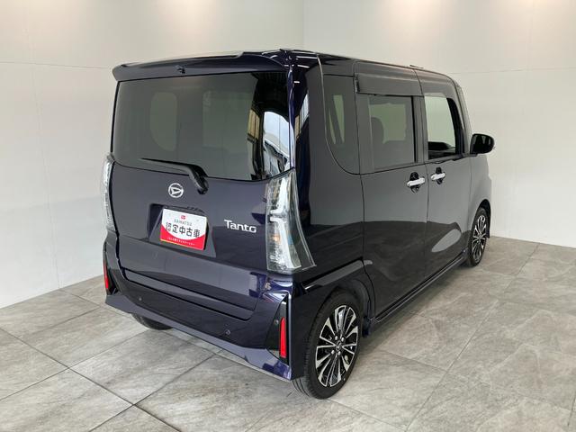 タントカスタムＲＳ　ＩＤＬＥレス　ターボ　フルセグナビ　Ｂカメラ衝突被害軽減ブレーキ　コーナーセンサー　フルセグナビ　Ｂｌｕｅｔｏｏｔｈ　ＤＶＤ再生　ＵＳＢ　バックカメラ　両側電動スライドドア　前席シートヒーター　ＬＥＤ　オートライト　スマートキー　オートエアコン（滋賀県）の中古車
