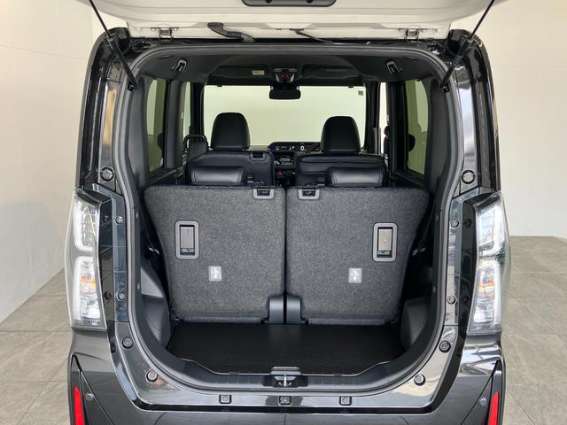 タントカスタムＸリミテッド　レーダークルコン　届出済未使用車衝突被害軽減ブレーキ　コーナーセンサー　バックカメラ（ナビ装着時用）　両側電動スライドドア　前席シートヒーター　電動パーキングブレーキ　ＬＥＤ　オートライト　オートエアコン　クルーズコントロール（滋賀県）の中古車