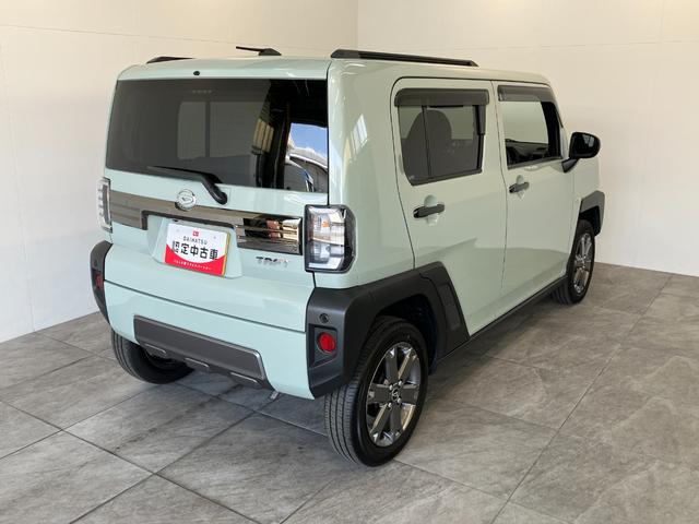 タフトＧ　ダーククロムベンチャー　９型ディスプレイオーディオ衝突被害軽減ブレーキ　コーナーセンサー　９型ディスプレイオーディオ　フルセグ　Ｂｌｕｅｔｏｏｔｈ　ＵＳＢ　バックカメラ　前席シートヒーター　電動パーキングブレーキ　ＬＥＤ　オートライト　オートエアコン（滋賀県）の中古車