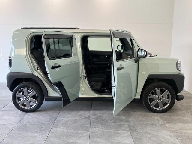 タフトＧ　ダーククロムベンチャー　９型ディスプレイオーディオ衝突被害軽減ブレーキ　コーナーセンサー　９型ディスプレイオーディオ　フルセグ　Ｂｌｕｅｔｏｏｔｈ　ＵＳＢ　バックカメラ　前席シートヒーター　電動パーキングブレーキ　ＬＥＤ　オートライト　オートエアコン（滋賀県）の中古車