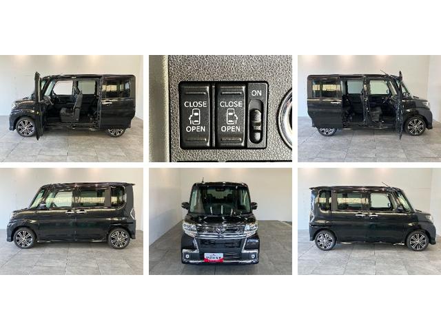 タントカスタムRSトップエディションSA3 フルセグナビ Bカメラ衝突被害軽減ブレーキ フルセグナビ Bluetooth DVD USB バックカメラ ドラレコ 両側電動スライドドア シートヒーター LED オートエアコン スマートキー ターボ タイヤ4本新品交換済(滋賀県)の中古車