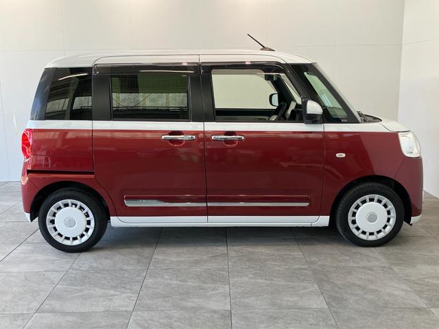 ムーヴキャンバスストライプスGターボ 9型D.A Bカメラ レーダークルコン衝突被害軽減ブレーキ コーナーセンサー 9型ディスプレイオーディオ フルセグ Bluetooth USB バックカメラ 両側電動スライドドア 前席シートヒーター LED ワイヤレス充電器 クルコン(滋賀県)の中古車