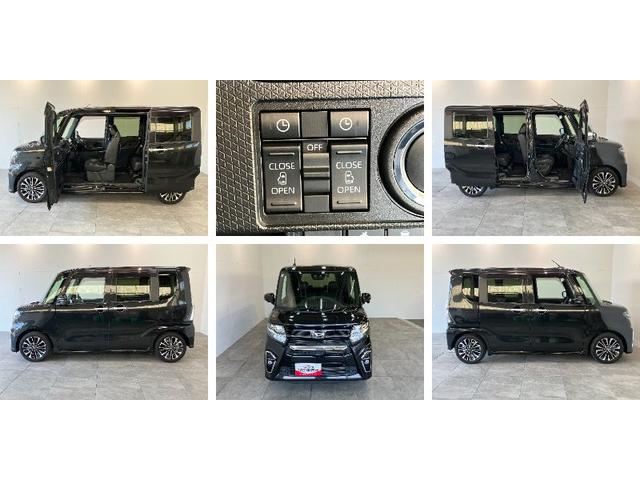 タントカスタムRS ターボ 9型ナビ パノラマカメラ ドラレコ衝突被害軽減ブレーキ コーナーセンサー 9型フルセグナビ Bluetooth DVD再生 USB パノラマカメラ 前後ドラレコ 両側電動スライドドア 前席シートヒーター LED クルーズコントロール(滋賀県)の中古車