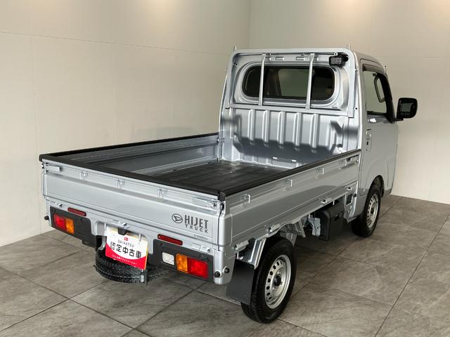 ハイゼットトラックＥＸＴ　５ＭＴ　４ＷＤ　デフロック　コーナーセンサー衝突被害軽減ブレーキ　コーナーセンサー　パートタイム４ＷＤ　デフロック　Ｂｌｕｅｔｏｏｔｈオーディオ　ＵＳＢ　スマートキー　パワーウインドウ　オートライト　荷台作業灯　４枚リーフスプリング　５速ＭＴ（滋賀県）の中古車