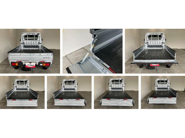 ハイゼットトラックＥＸＴ　５ＭＴ　４ＷＤ　デフロック　コーナーセンサー衝突被害軽減ブレーキ　コーナーセンサー　パートタイム４ＷＤ　デフロック　Ｂｌｕｅｔｏｏｔｈオーディオ　ＵＳＢ　スマートキー　パワーウインドウ　オートライト　荷台作業灯　４枚リーフスプリング　５速ＭＴ（滋賀県）の中古車
