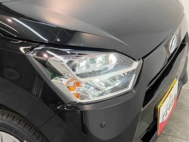 ミライースＸ　ＳＡ３　コーナーセンサー　キーレス　届出済未使用車衝突被害軽減ブレーキ　スマアシ３　コーナーセンサー　バックカメラ（ナビ装着時用）　ＬＥＤヘッドライト　電動格納式ミラー　マニュアルレベリング　キーレスエントリー　オートライト　エコアイドル（滋賀県）の中古車