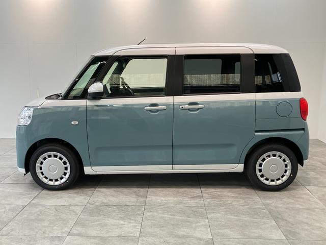ムーヴキャンバスストライプスＸ　９型ディスプレイオーディオ　届出済未使用車衝突被害軽減ブレーキ　コーナーセンサー　９型ディスプレイオーディオ　フルセグ　Ｂｌｕｅｔｏｏｔｈ　ＵＳＢ　バックカメラ　両側電動スライドドア　オートエアコン　ワイヤレス充電器　エコアイドル（滋賀県）の中古車