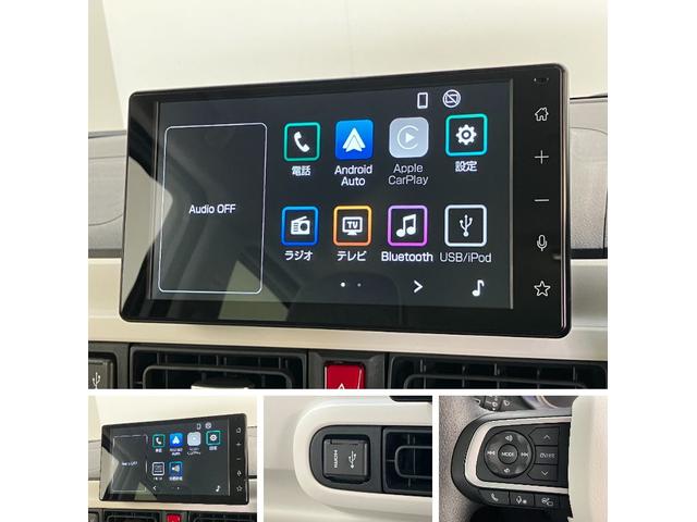 ムーヴキャンバスストライプスG 9型D.A 駐車支援システム 届出済未使用車衝突被害軽減ブレーキ コーナーセンサー ディスプレイオーディオ フルセグ Bluetooth USB パノラマカメラ 両側電動スライドドア シートヒーター LED ワイヤレス充電器 駐車支援システム(滋賀県)の中古車