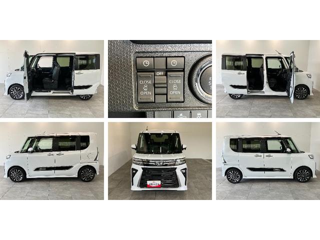 タントカスタムＲＳ　ターボ　フルセグナビ　クルコン　パノラマカメラ衝突被害軽減ブレーキ　コーナーセンサー　フルセグナビ　Ｂｌｕｅｔｏｏｔｈ　ＤＶＤ　ＵＳＢ　パノラマカメラ　両側電動スライド　シートヒーター　ＬＥＤ　スマートキー　レーダークルーズコントロール（滋賀県）の中古車