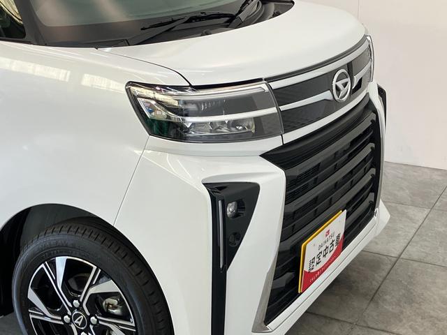 タントカスタムＸリミテッド　９型Ｄ．Ａ　クルコン　届出済未使用車衝突被害軽減ブレーキ　コーナーセンサー　９型ディスプレイオーディオ　Ｂｌｕｅｔｏｏｔｈ　ＵＳＢ　バックカメラ　両側電動スライドドア　シートヒーター　ＬＥＤ　レーダークルーズコントロール　スマートキー（滋賀県）の中古車