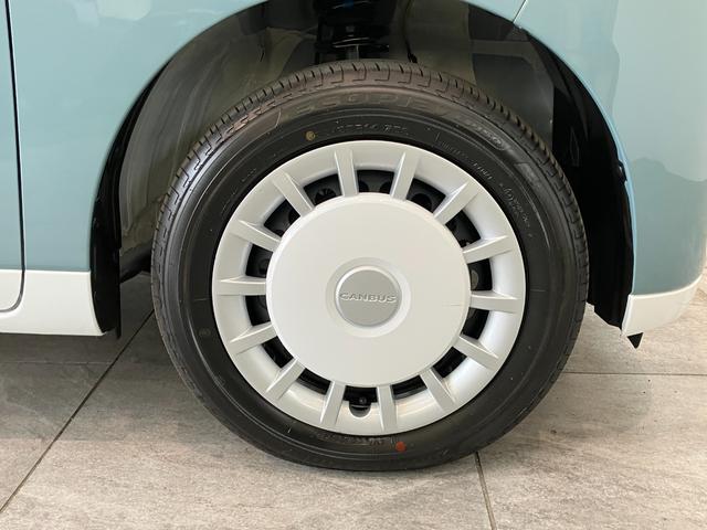ムーヴキャンバスストライプスＧ　両側電動スライドドア　届出済未使用車衝突被害軽減ブレーキ　コーナーセンサー　バックカメラ（ナビ装着時用）　両側電動スライドドア　前席シートヒーター　電動パーキングブレーキ　ＬＥＤ　オートライト　オートエアコン　スマートキー　エコアイドル（滋賀県）の中古車